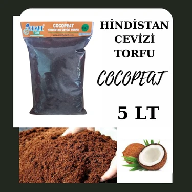 Cemre Torf Cocopeat 5 Lt ( Hindistan Cevizi Torfu