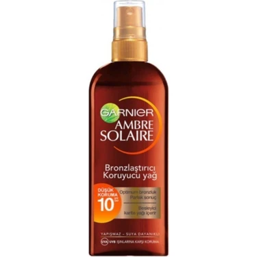 Garnier Ambre Solaire Bronzlaştırıcı Koruyucu Yağ Spf 10 -150