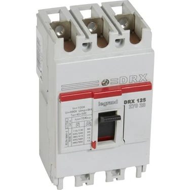 Legrand DRX125 3X100 Amper 20KA Sabit Tip Kompakt Şalter Fiyatı