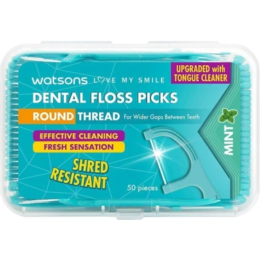 Watsons Well Tooth Kürdanlı Diş Ipi - Nane Ferahlığı 50