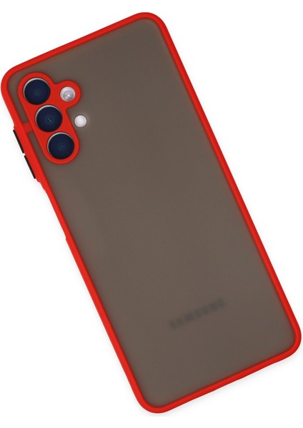 Samsung Galaxy A04S Kılıf Montreal Silikon Kapak - Kırmızı 300099
