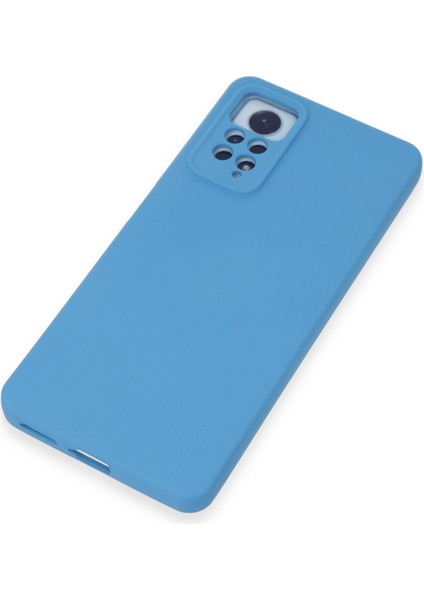 Xiaomi Redmi Note 12 Pro 4g Kılıf Nano Içi Kadife Silikon - Mavi 300099