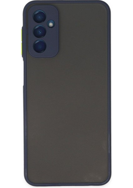 Samsung Galaxy M13 Kılıf Montreal Silikon Kapak - Lacivert 300099