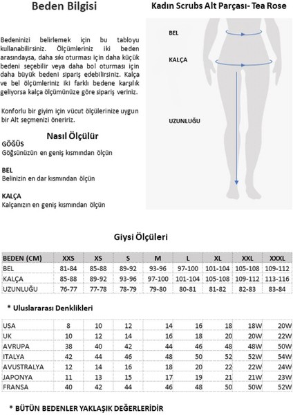 Tea Rose Medikal Giyim Scrubs Cerrahi Takım Doktor Hemşire Likralı Hastane üniforması modelleri