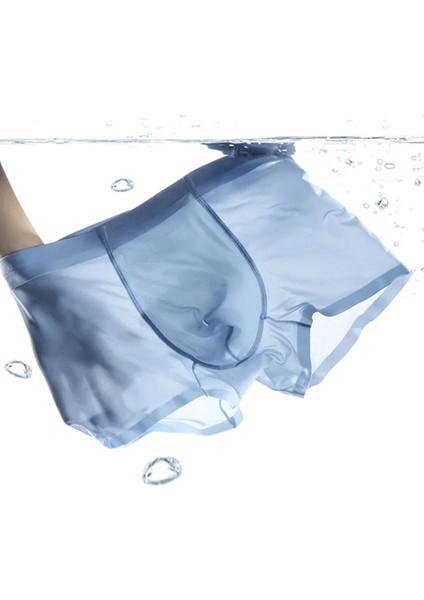 Eces Designdikişsiz Buz Ipek Ter Uzaklaştıran Spor Özel Tasarım Erkek Iç Giyim 3 Parça 1010 Boxer fırsatları