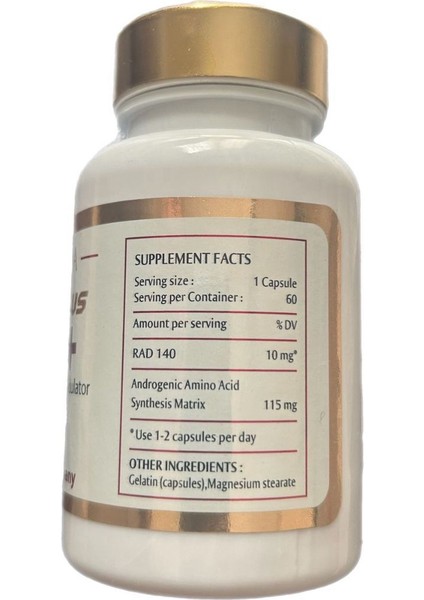 Sarms RAD-140 60 Kapsül /10 Mg