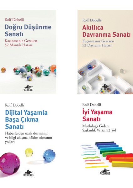Rolf Dobelli Koleksiyonu 4 Kitap Takım Set