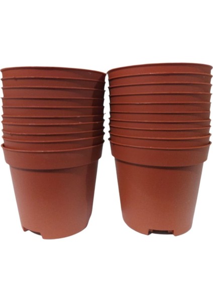 Ucuz Marketim Kaktüs & Sukulent Üretim Saksı 8 cm 10 Adet