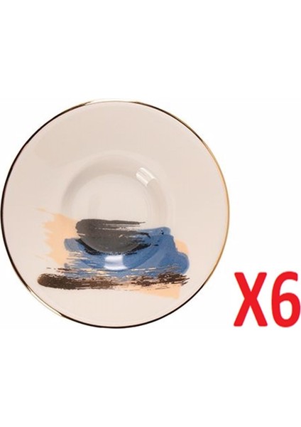 Dash Desen Çay Tabağı 11CM 6 Lı 04ALM008506