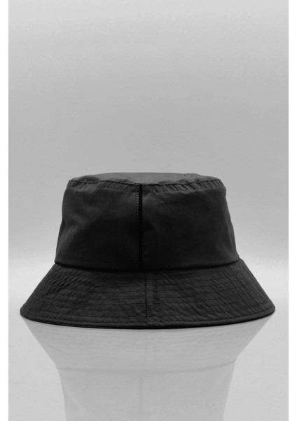 Siyah Kova Balıkçı Bucket Şapka