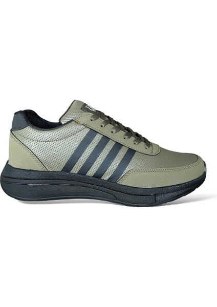 Unisex Spor Ayakkabı Haki - Siyah