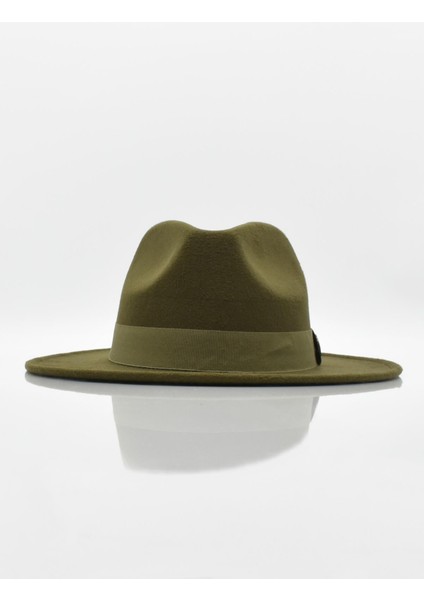 Erkek Fedora Şapka-Haki