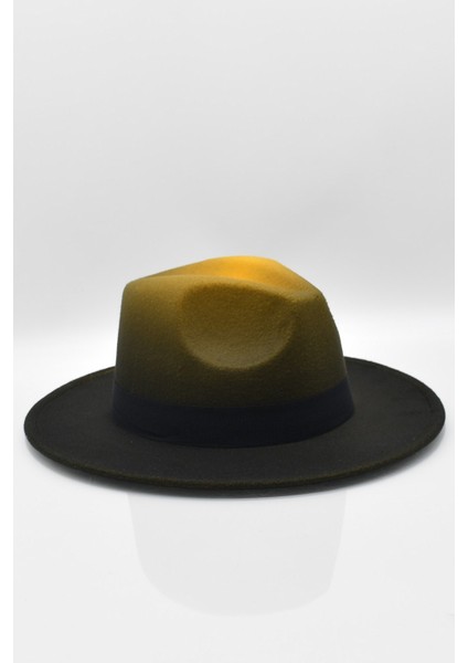 Erkek Multicolor Fötr Şapka Sarı Panama Hat modelleri