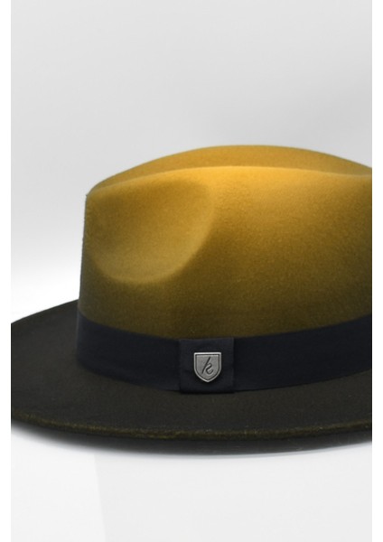 Erkek Multicolor Fötr Şapka Sarı Panama Hat fırsatları