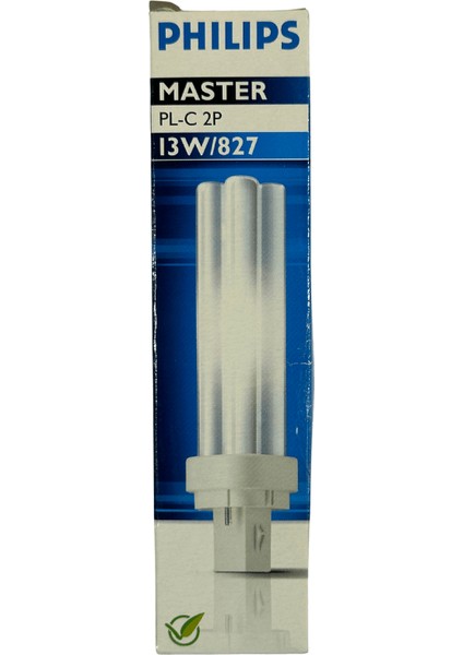 Master 13W 827 2700K (Sarı Işık) 2 Pinli G24D-1 Duylu Plc Ampul