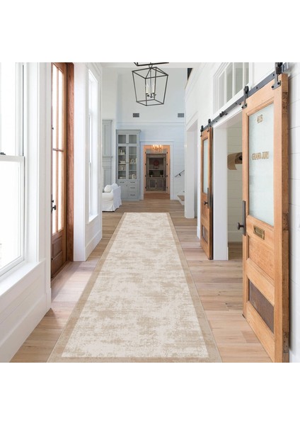 Modern Dijital Baskı Dört Mevsim Yıkanabilir Kaymaz Taban Salon Halısı Mutfak Halısı Yolluk