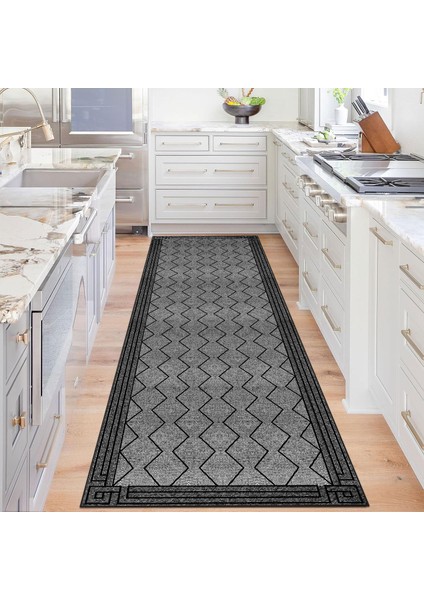 Modern Dijital Baskı Dört Mevsim Yıkanabilir Kaymaz Taban Salon Halısı Mutfak Halısı Yolluk