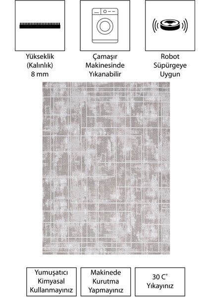 Modern Dijital Baskı Dört Mevsim Yıkanabilir Kaymaz Taban Salon Halısı Mutfak Halısı Yolluk fırsatları