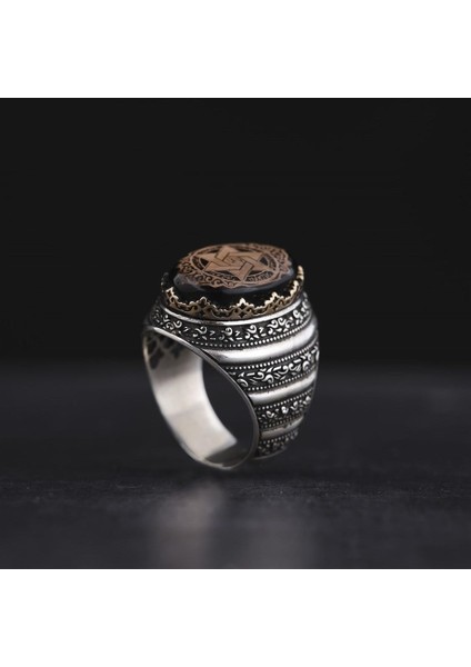 Aşk Mührü Gümüş Erkek Yüzük modelleri