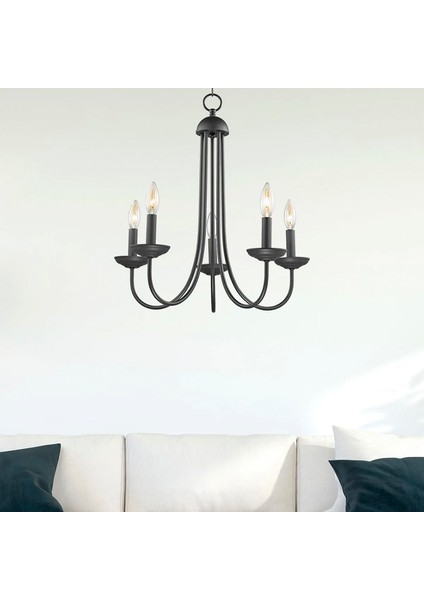 Ferd 5 Li Siyah Modern Genç Odası Mutfak Retro Salon Avize indirimleri