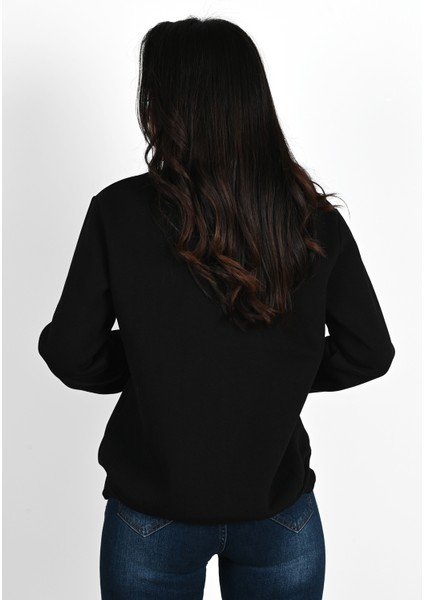Kadın Baskılı Sweatshirt 1636-24 fırsatları