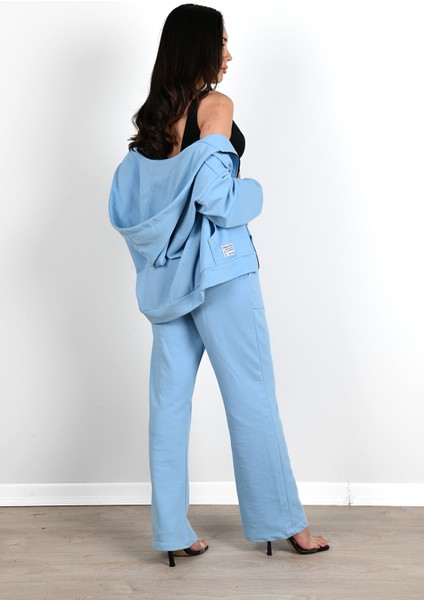 Kadın Cepli Kapüşonlu Eşofman Takımı 3939-24 indirimleri