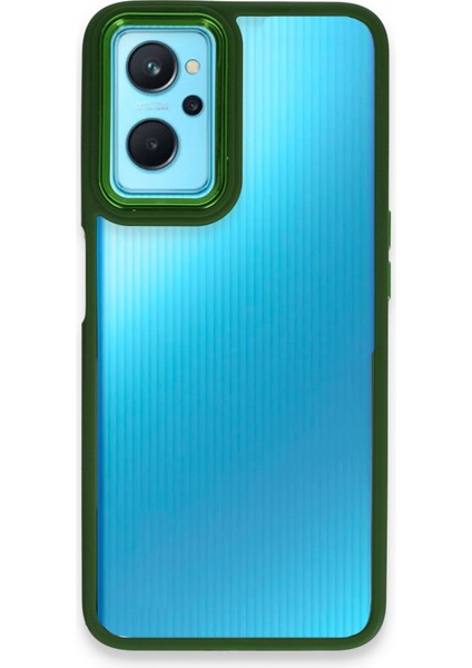 Realme 9i 4g Kılıf Dora Kapak - Haki Yeşil 300099