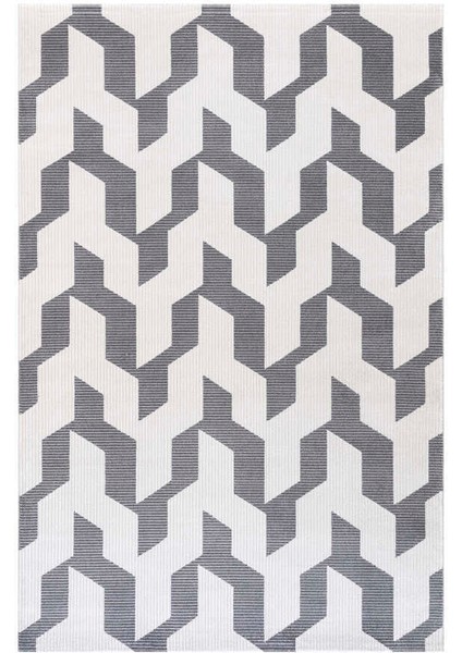 Elmina Beyaz Açık Gri Halı Yumuşak Oturma Odası Salon Çocuk Odası Mutfak Halısı F0282 120 x 180 fiyatları