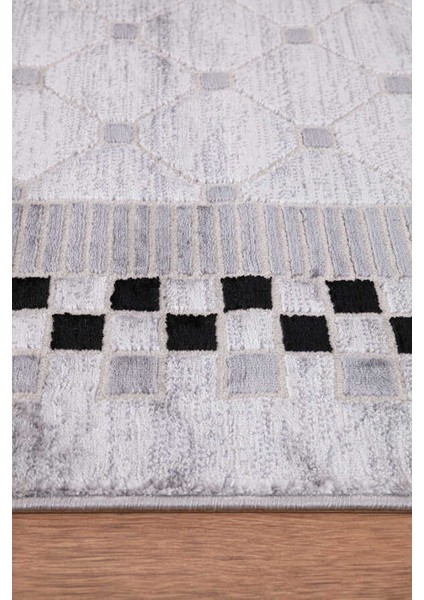 Lynosse Açık Gri Halı Yumuşak Oturma Odası Salon Çocuk Odası Mutfak Halısı P1201 120 x 180 modelleri