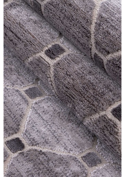 Lynosse Açık Gri Halı Yumuşak Oturma Odası Salon Çocuk Odası Mutfak Halısı P1201 120 x 180 indirimleri
