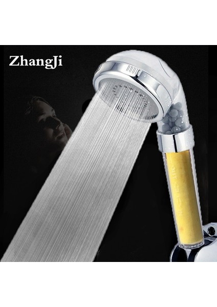 Açık Gri Tarzı Zhangji Aroma Filtresi Vitamkin Bakım Duş Başlığı Limon Lavanta Gül Kokusu Banyo Yüksek Basınçlı Koku Duş Başlığı (Yurt Dışından)