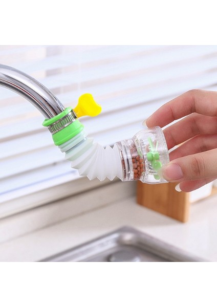 A-Tarzı 4 Tarzı 360 Dönebilen Lavabo Bataryası Banyo Musluk Suyu Filtresi Anti-Splash Musluk Güçlendirici Kafa Uzatma Tüpü Su Tasarruflu Su Spreyi (Yurt Dışından) modelleri