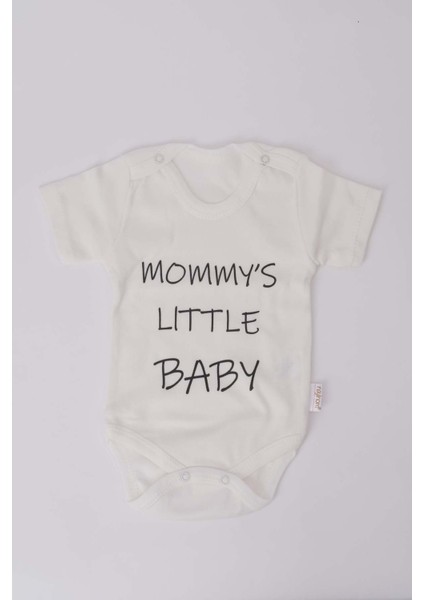 Organik Baskılı Zıbın Pamuk Kumaş Anneler Günü Hediyesi Bebek Hediyesi