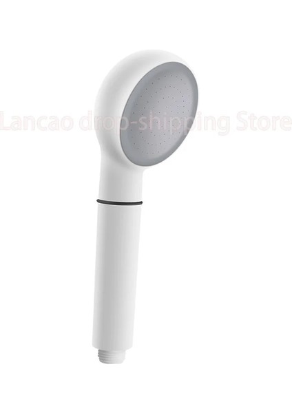 Filtresiz Yuvarlak Stil Beyaz Yüksek Basınçlı Ev El Yağış Duş Başlığı Seti Hortum Braketi Su Tasarrufu Krom Püskürtme Memesi Banyo Erişimi (Yurt Dışından)