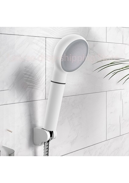 Filtresiz Yuvarlak Stil Beyaz Yüksek Basınçlı Ev El Yağış Duş Başlığı Seti Hortum Braketi Su Tasarrufu Krom Püskürtme Memesi Banyo Erişimi (Yurt Dışından) fiyatları