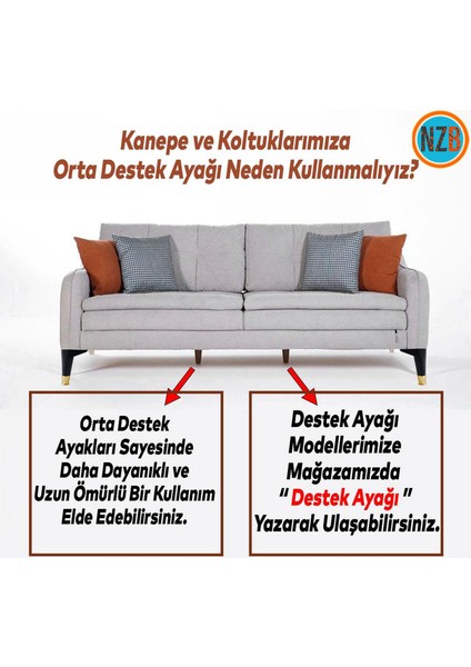 Mobilya Takımı Çekyat Kanepe Komidin Sehpa Tv Ünitesi Koltuk Ayağı 15 cm Siyah Altın Baza Ayak