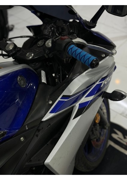 Yamaha mavi MT09 Kauçuk Gidon Sarmalı Elcik Kılıfı Elcik Koruma