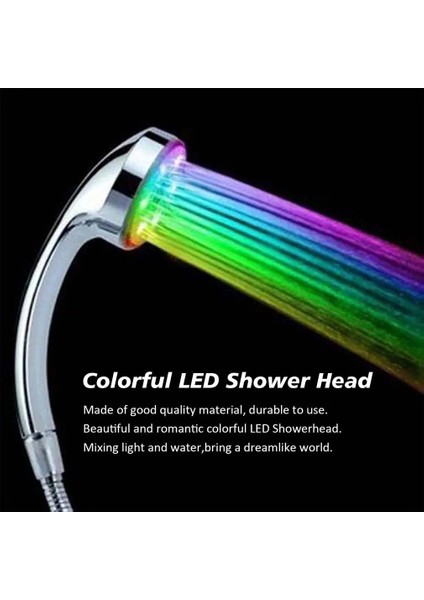 Duş 02 Tarzı Yeni Modern LED Renk Değiştiren Su Glow Kare Şekli Yağmur Banyo Duş Başlığı Banyo Otel Banyo Romantizm Aksesuarı (Yurt Dışından)
