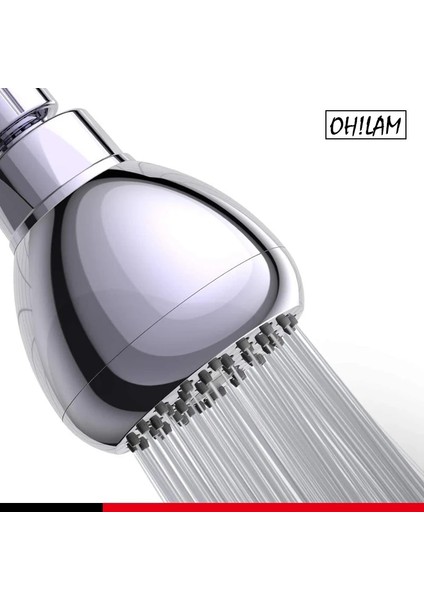 Cp Stili Wassa Yüksek Basınçlı Duş Başlığı 3 Inç Sızıntı Önleyici Sabit Krom Duş Başlığı Ayarlanabilir Metal Döner Küresel Mafsal Fırça Nikel Orb (Yurt Dışından) fırsatları