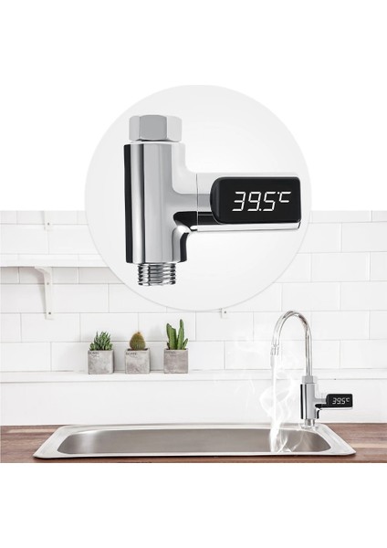 Zhinuan V1 Tarzı Zhinuan LED Ekran Ev Su Duş Termometre Akış Su Sıcaklığı Monitörü Youpin'den LED Ekran Duş Termometreleri (Yurt Dışından)