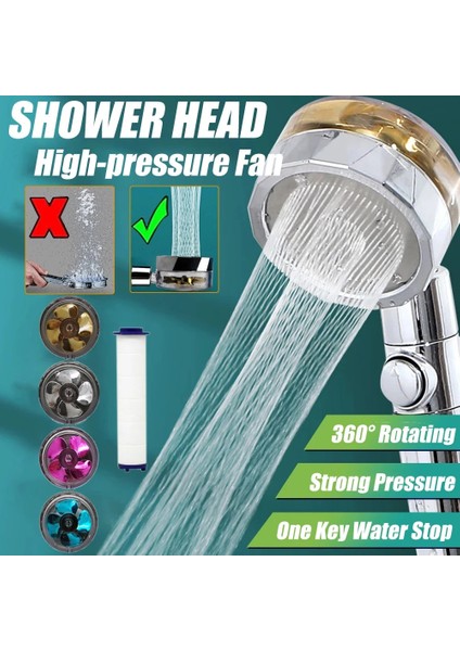 Filtre Stiliyle Mor Yüksek Basınçlı Duş Başlığı Su Tasarruflu Akış 360 Derece Dönen Meme Spreyi Faotton Filtre ile Banyo Aksesuarları (Yurt Dışından) modelleri