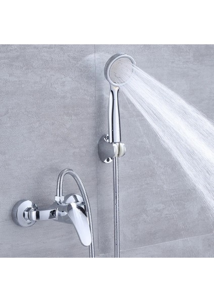 Duş Bataryası Vana Tarzı Banyo Duş Bataryası Gümüş Banyo Musluğu Musluk Bataryası Abs Duş Başlığı Kulaklık Seti Duvara Monte Duş Kontrol Vanası (Yurt Dışından) fiyatları