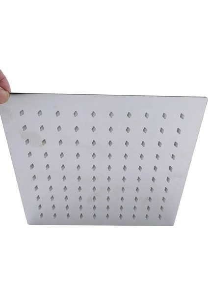 10 Inç KARE-25CM Tarzı Kare Yuvarlak Şekil Paslanmaz Çelik Ultra-Ince Şelale Yağmur Büyük Duş Başlığı Duş Başlığı Basınçlı Yağmur Duş Başlığı (Yurt Dışından) fırsatları