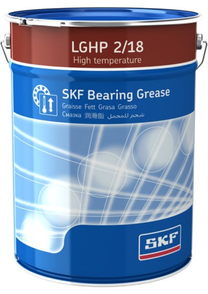 Exhoo - Skf Lghp 2/18 Yüksek Performanslı Yüksek Sıcaklık Poliüre(Di-Üre) Gres Rulman Gresi 18 kg