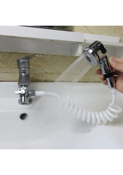 Resim Stili Olarak Musluk Duş Başlığı Banyo Sprey Drenaj Süzgeç Hortum Lavabo Yıkama Saç Yıkama Duş (Yurt Dışından) fırsatları