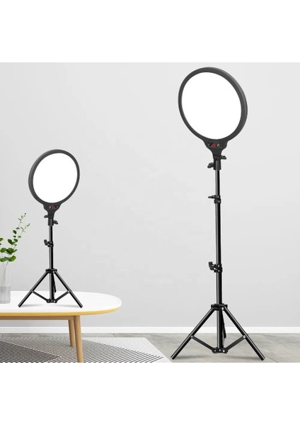 LED Panel Ring Light Tripod Aydınlatma Stüdyo Dolgulu Gölgesiz Işık Youtuber Influencer Tatto Çekim Işığı Güzellik Merkezi