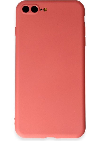 Iphone 8 Plus Kılıf First Silikon - Kiremit 300099