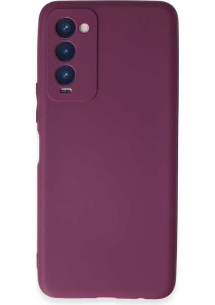 Tecno Camon 18 Kılıf First Silikon - Mor 300099