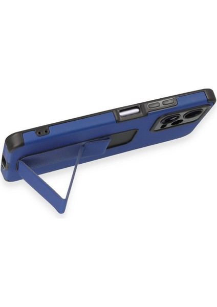 Xiaomi Poco X5 5g Kılıf Mega Standlı Silikon - Mavi 300099 indirimleri
