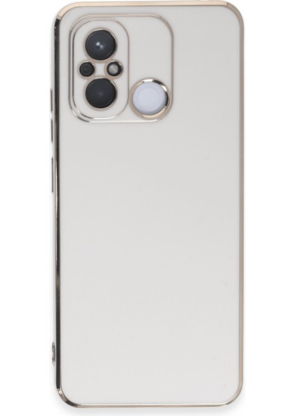 Xiaomi Redmi 12C Kılıf Volet Silikon - Beyaz 300099